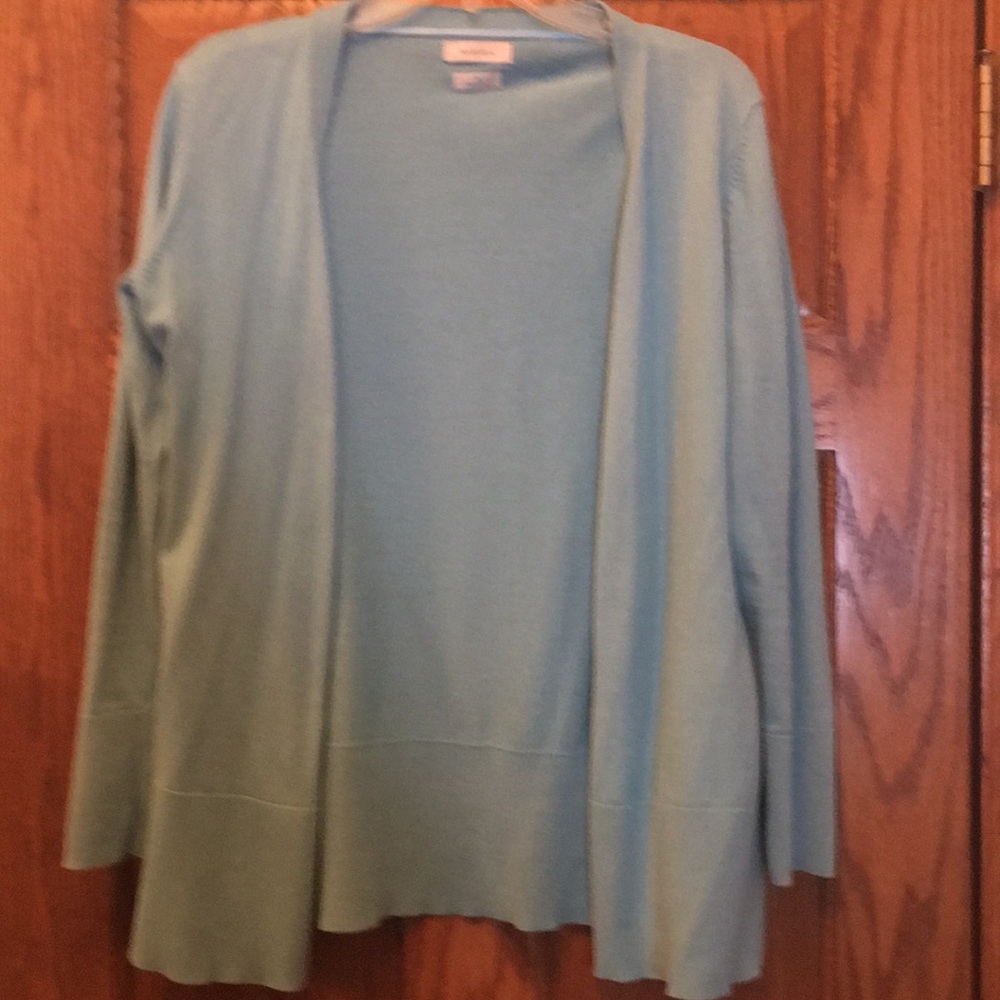 Teal cardigan